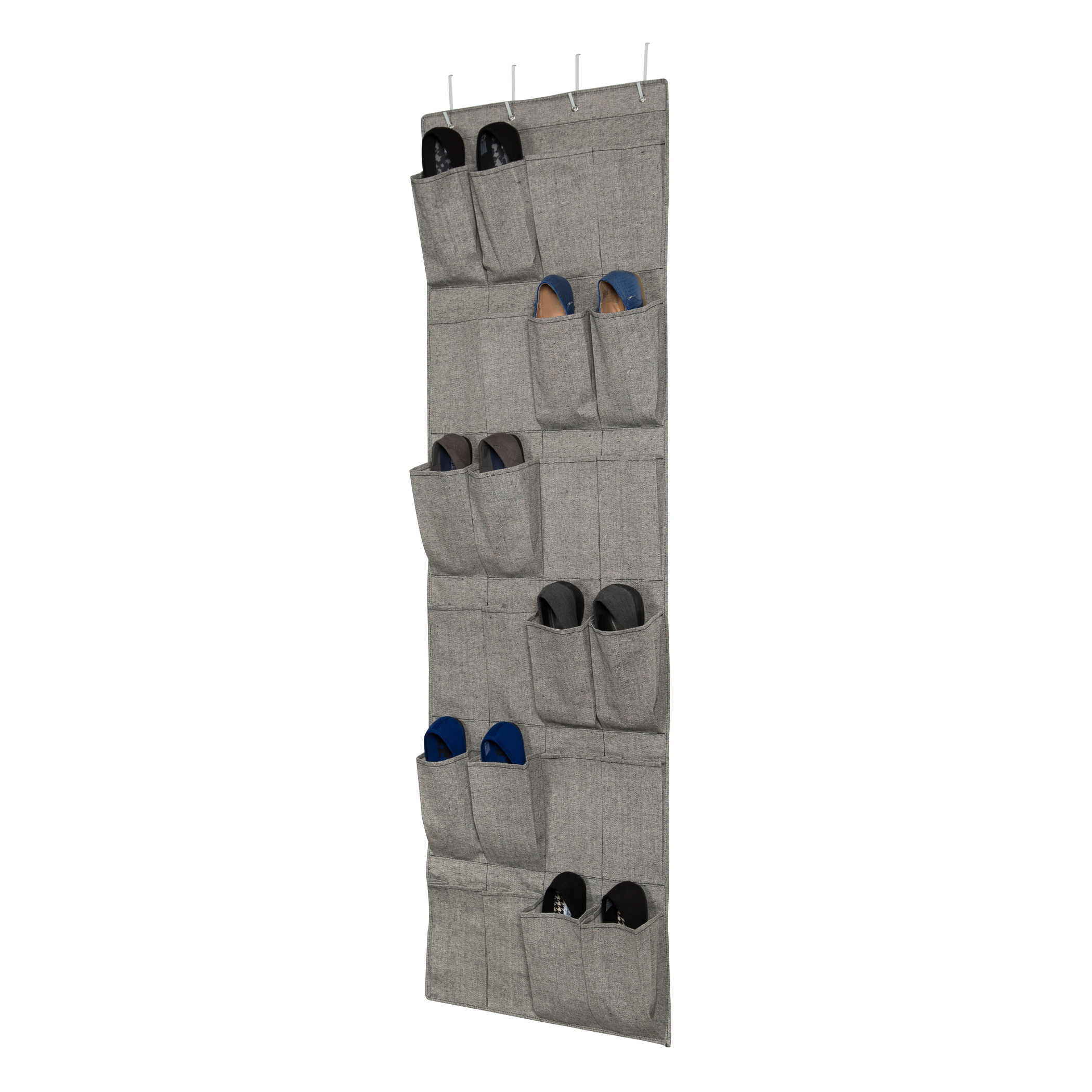Storage Canvas 24 Pocket Over the Door Shoe Organizer